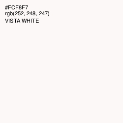 #FCF8F7 - Vista White Color Image